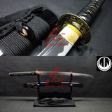 Espada Curta Samurai Wakizashi Afiada Corte Aço Carbono