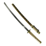 Espada Dourada Samurai Katana Aço Anime Mikazuki + Suporte
