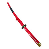 Espada Katana Samurai Decorativa Metal Vermelha 103cm