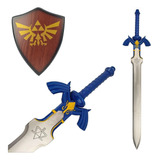 Espada The Legend Of Zelda Link Master Sword Em Aço Azul 