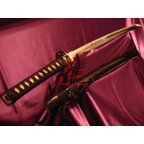 Espada Wakizashi Samurai Afiada Corte Aço Aisi 1075