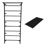 Espaldar De Ferro Esportes 9 Barras Ling + Colchonete Brinde