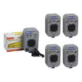 Espanta Rato Repelente Ultrasonico Sonoro Zebu + 4 Emissores