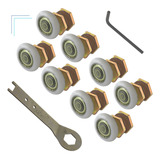Especial: 8 Roldanas Excêntricas + Chave 22mm + Allen 4mm