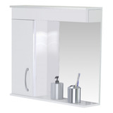 Espelheira Suspensa Banheiro Viena Branca 60cm A.j Rorato