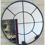Espelho Redondo Decorativo Retro 0,78x0,78cm Tok Stok