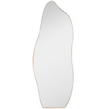 Espelho Rei Dos Vidros Flame Decorativo Grande Corpo Inteiro Moldura Couro 170x70 Cor Da Moldura Caramelo