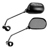 Espelho Retrovisor Bike Articulado Retangular Com Refletor