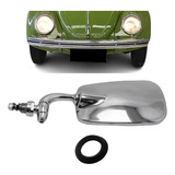 Espelho Retrovisor Fusca Mexicano Inox Convexo Motorista 