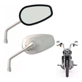 Espelho Retrovisor Gvs Modelo Harley Honda Suzuki Cromado