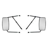 Espelho Retrovisor Mb 1113/ 1114/ 1313 Sup. Curto Plano Par