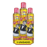 Espuma De Carnaval Kit 3 Peças 400ml Neve Artificial Spray