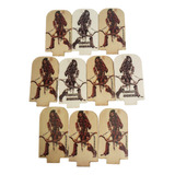 Esqueleto Arqueiro Miniatura 2d Pvc Rpg Wargame Kit 10 Token