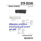 Esquema Elétrico Sony Str De345 Strde345 Em Pdf Via Email