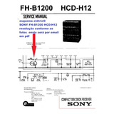Esquema Sony Fh B1200 Fhb1200 Hcd H12 Hcdh12 Alta Resol Pdf