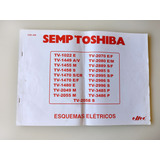 Esquemario Antigo De Tv Semp Toshiba Cod. 440