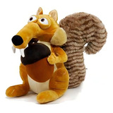 Esquilo Pelúcia Scrat A Era Do Gelo 18cm Boneco C/ Ventosa