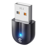 Essager Mini Adaptador Usb Bluetooth 5.3 Dual Para Pc Laptop