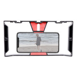 Estabilizador Suporte Gaiola Cage P/ Celular Vlog Youtuber Cor Preto