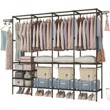 Estante Cabideiro Roupas Arara De Roupas Sapateira Rack
