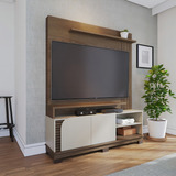 Estante Home Theater 2 Portas Jurerê 1500 Amêndoa / Db