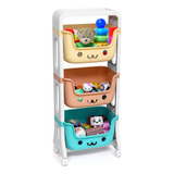 Estante Organizadora Brinquedos Crianças Simples Montagem