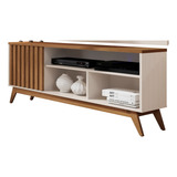 Estante Rack Para Tv 55 Aparador Bancada Retro Malbec