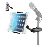 Estante Suporte P/tablet iPad Em Pedestal Tripé Microfone