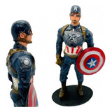 Estátua Boneco Action Figure Capitão América Vingadores
