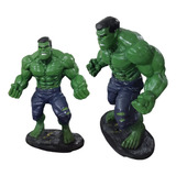 Estátua Boneco Action Figure Incrível Hulk Vingadores Resina