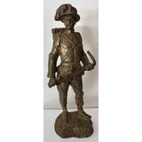 Estátua Bronze G. Omerth (1895-1925)soldado Francês Raridade