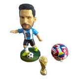 Estátua De Messi, Boneca, Futebol, Escultura, Incluindo Caix