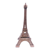 Estátua Torre Eiffel Cor Cobre Com 18 Cm - Tamanho Grande