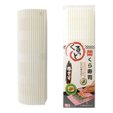 Esteira Silicone Sushi Resistente Profissional 30 Cm Branca