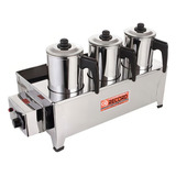 Esterilizador 3 Bules Café E Leite Inox Com Termostato 220v