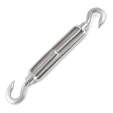 Esticador Em Aço Inox 316 Gancho X Gancho 10mm