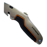 Estilete Profissional Segurança Trapeizodal + 3 Lâmina 61x19