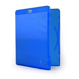 Estojo Box Blu Ray 2go Azul Caixa C/10