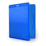 Estojo Capa Box P/ Blu Ray Azul 10 Unidades Rimo