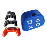 Estojo Case Para Controles De Ps4 Ps3 Ps2