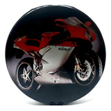 Estojo Cd/dvd Motos Agusta Verm/branca Porta Cd E Dvd