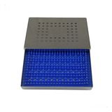 Estojo Cirurgico Inox Autoclavavel 19x13x2,5 Cm C/manta Azul