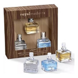 Estojo Colônia Royal Madeira Jequiti 3x25ml Trad, Absolut, Unico