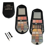 Estojo De Maquiagem Completo Blush, Pó, Sombras E Lápis