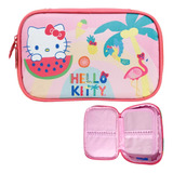 Estojo Escolar Box Xeryus - Hello Kitty Tropical - 11977