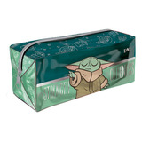 Estojo Escolar Grande Star Wars Baby Yoda Dac Mandalorian