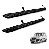 Estribo Doblo Cargo 2005 2006 2007 2008 Tubular Chapa Preto