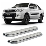 Estribo Hilux 2006 A 2013 2014 2015 Cabine Dupla Cromado.