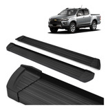 Estribo Slim Plataforma Preto S10 Cabine Dupla Lt Ltz 2022