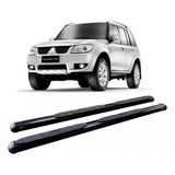 Estribo Tr4 Modelo Oval Preto-estribo Lateral Pajero Tr4